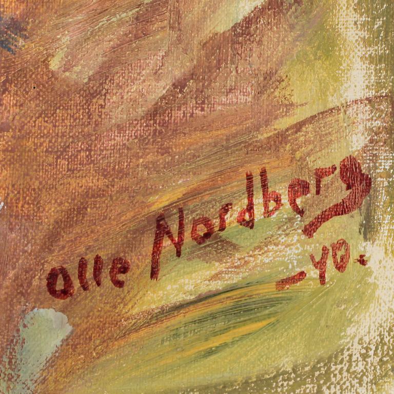 OLLE NORDBERG, olja på duk, signerad och daterad -40.