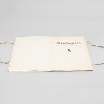 and ARVID AUGUST AFZELIUS, original manuscript and five watercolors, 1907.