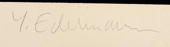 YRJÖ EDELMANN, lithograph, signed, numbered E.A 11/15.