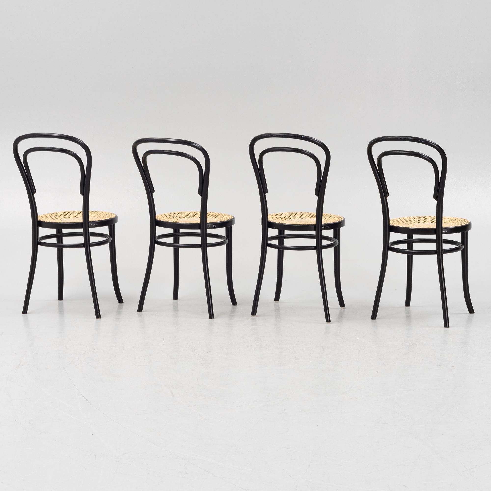 Stolar 4 st, "Thonet A14" Fameg.