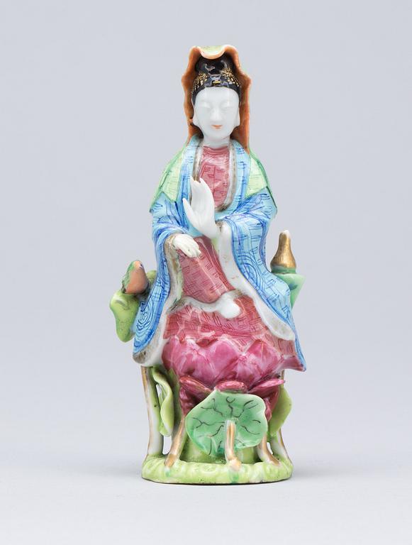 FIGURIN, porslin. Kina 1800-tal.