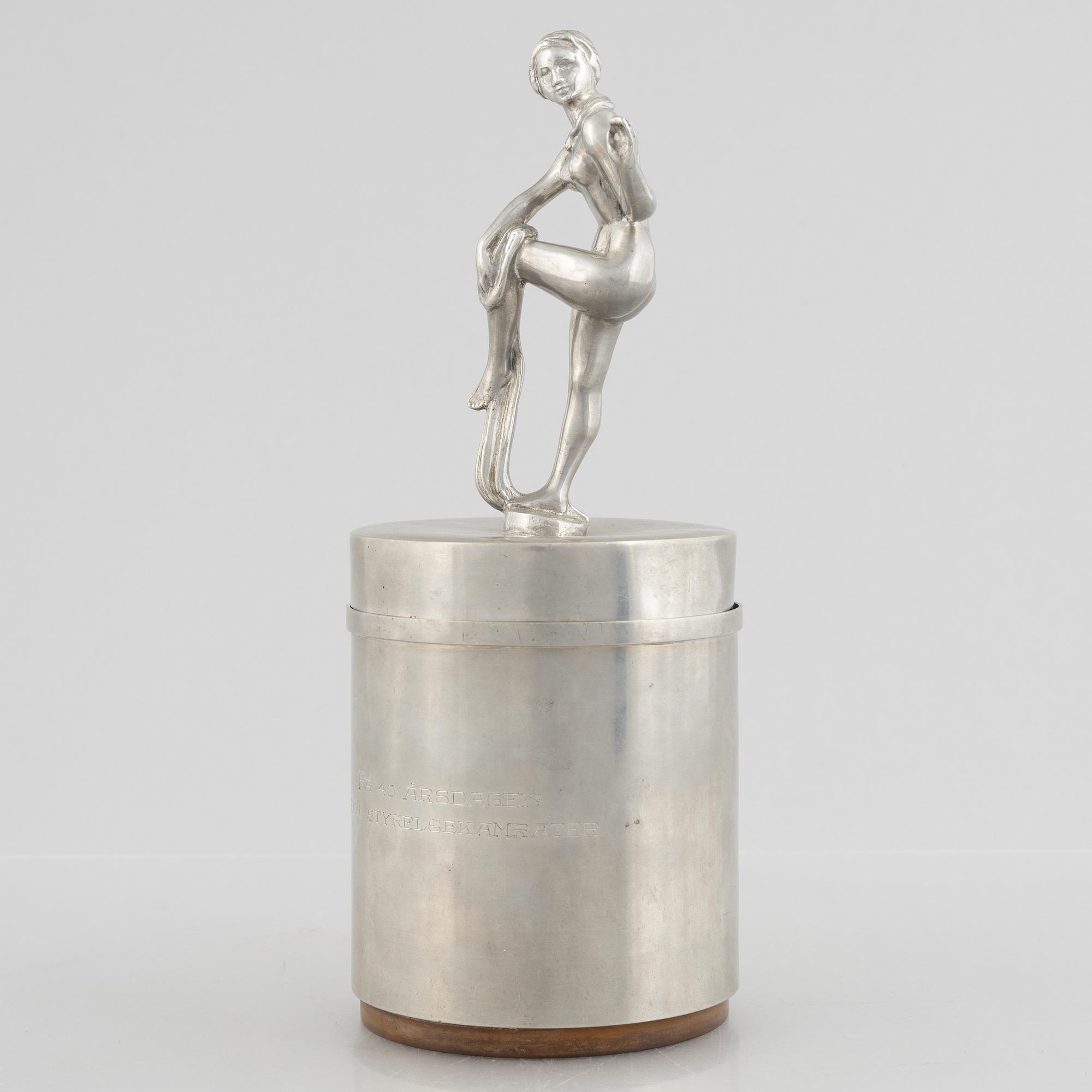 Pewter Jar, Athena, Ystad, 1936.