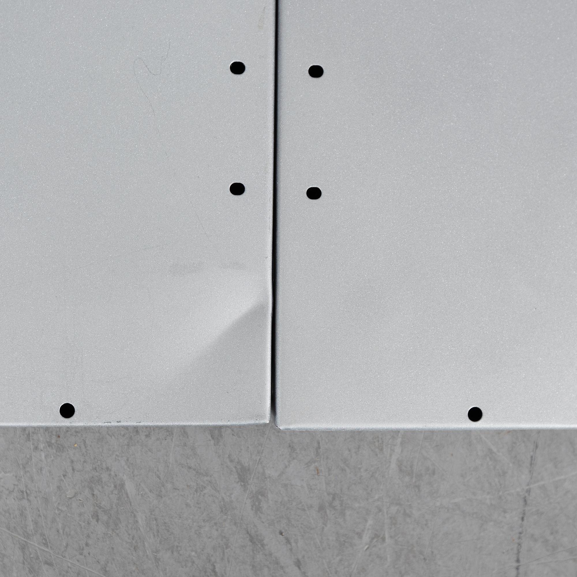 Olof Inger, spray on plate, 8 parts, 2012, signed verso.