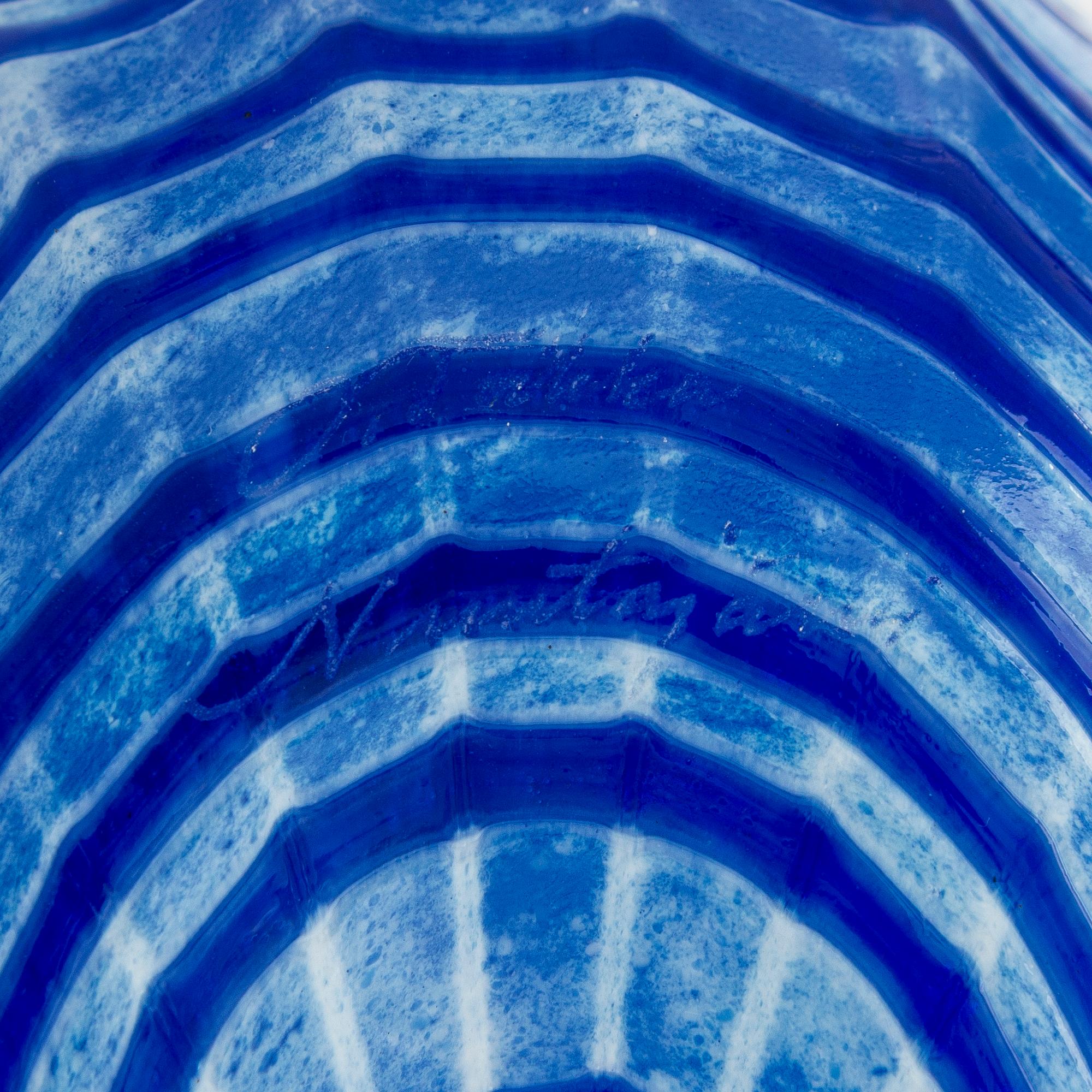 Oiva Toikka, a glass "Blue Bird", signed O. Toikka, Nuutajärvi.