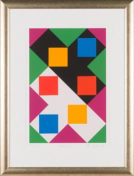 Paul Osipow, silkscreen, signed and dated -89, numbered 21/25.