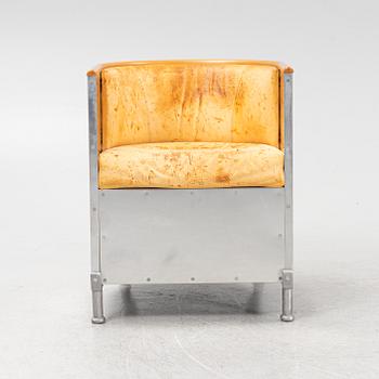 Mats Theselius, fåtölj, "Aluminium", Källemo efter 1990.