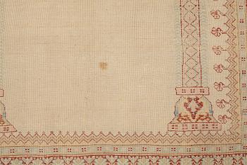 MATTA, antik silke Täbris, ca 165 x 118,5-111,5 cm.