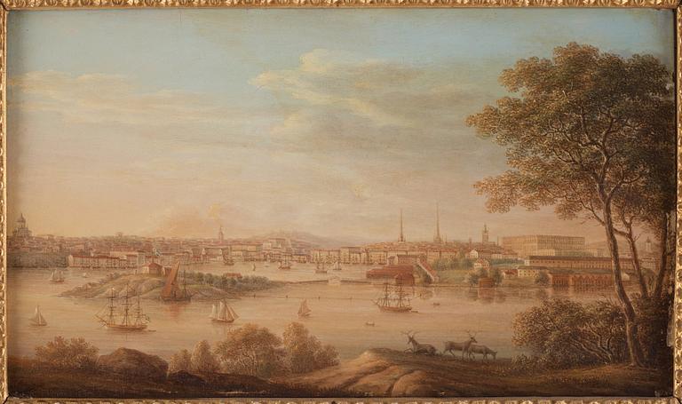 Fredric Werner (Verner), Overlooking Stockholm from Djurgården & from the West.