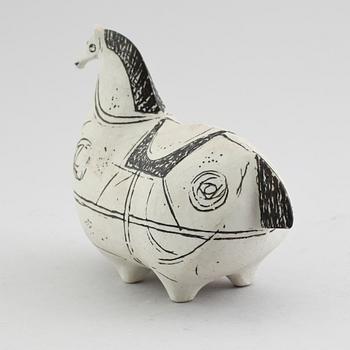 FIGUR, stengods, "Springare", Stig Lindberg, Gustavsberg.