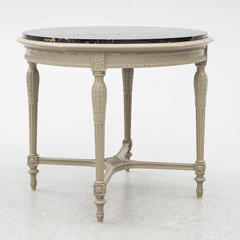 Salongsmöbel, 6 delar, gustaviansk stil, 1900-tal.
