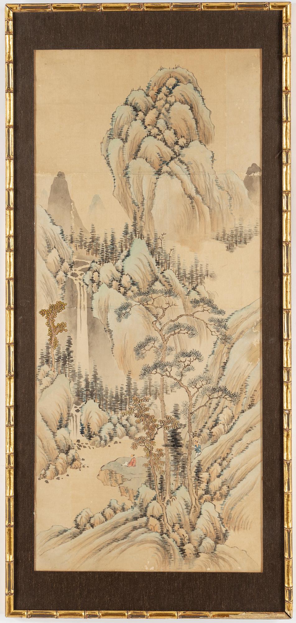 UNKNOWN ARTIST, ink and colour on paper. Qing dynasty, late 19th century.