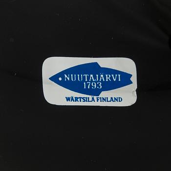 Oiva Toikka, a glass bird, 'Crow', signed Oiva Toikka Nuutajärvi Notsjö.