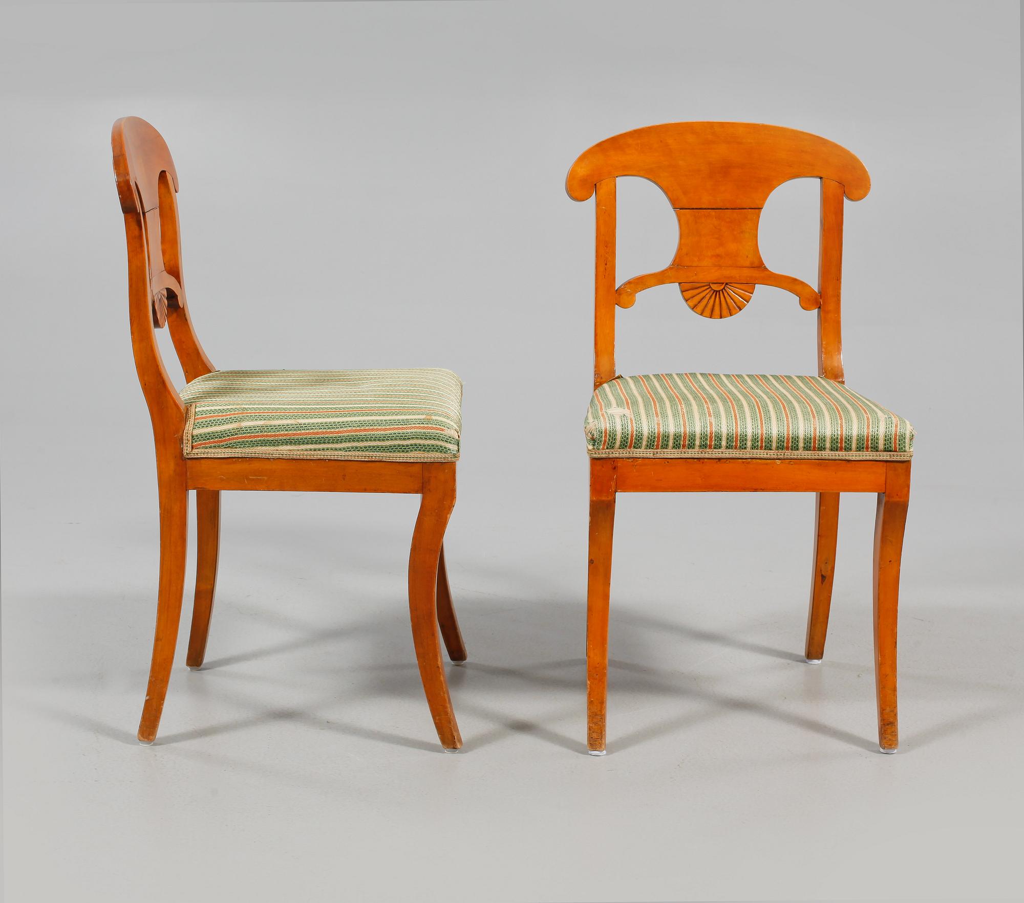 STOLAR, 6 st, Karl Johan, 1800-talets mitt.