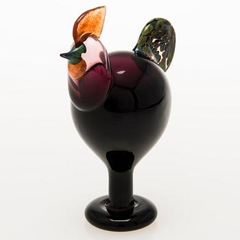 OIVA TOIKKA, a glass bird, signed O. Toikka Nuutajärvi, 1998.