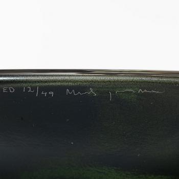 Mats Jonasson, a glass sculpture "Woodland Lake", Målerås Glasbruk, Sweden.