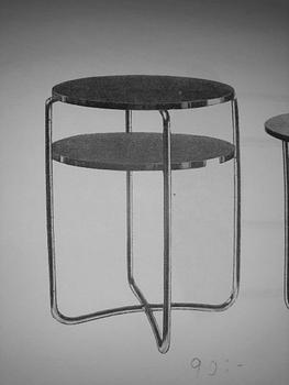 Harald Elof Notini, a tubular steel table for Böhlmarks, Stockholm 1930's.