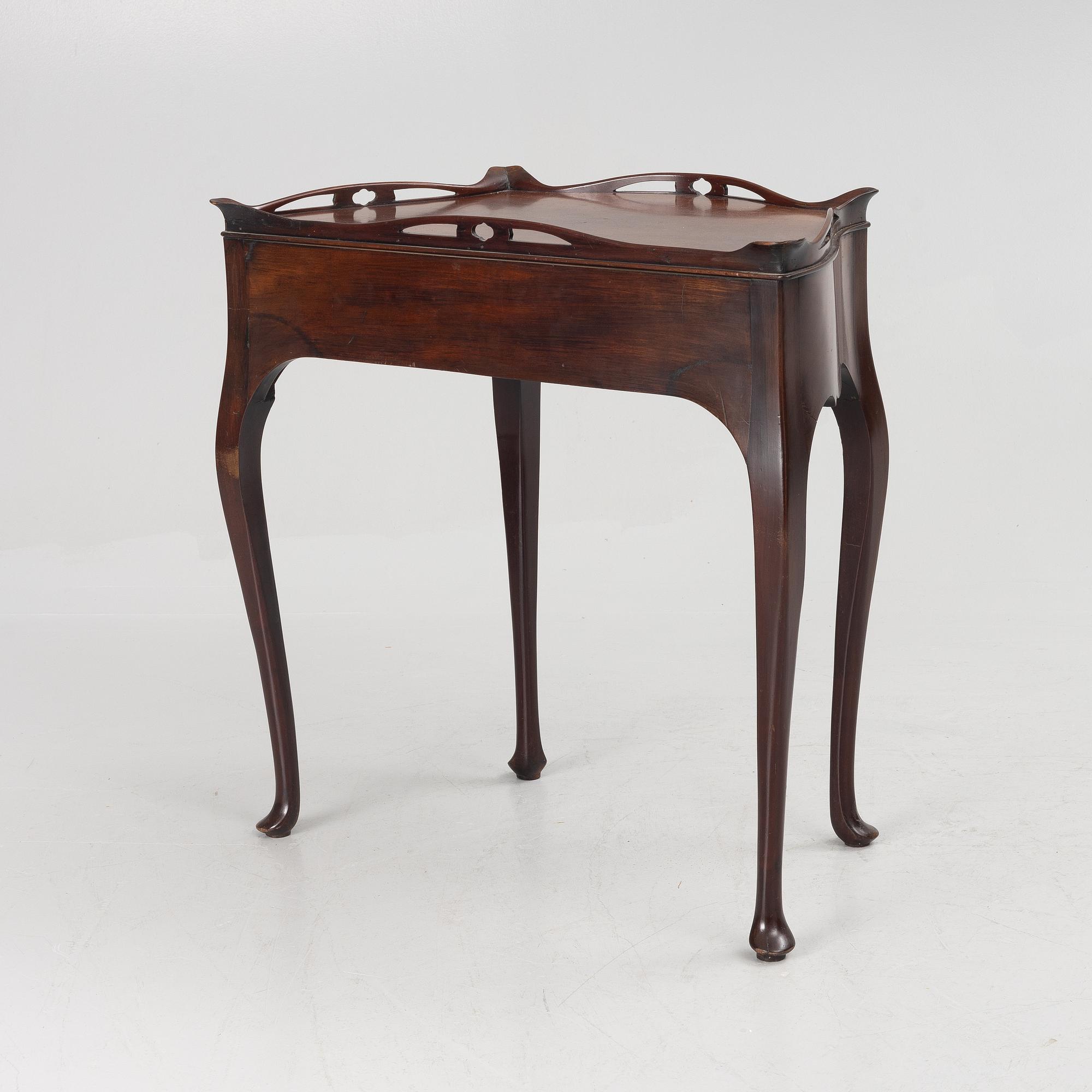 A table, circa 1900.