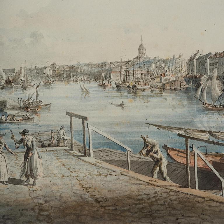 Johan Fredrik Martin, ”Stockholm åt Saltsjön" ("Utsigt af Stockholm tagen ifrån ingången till Blasieholmen").