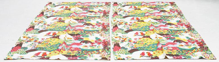 Josef Frank, curtains, a pair, "Himalaya", Svenskt Tenn.