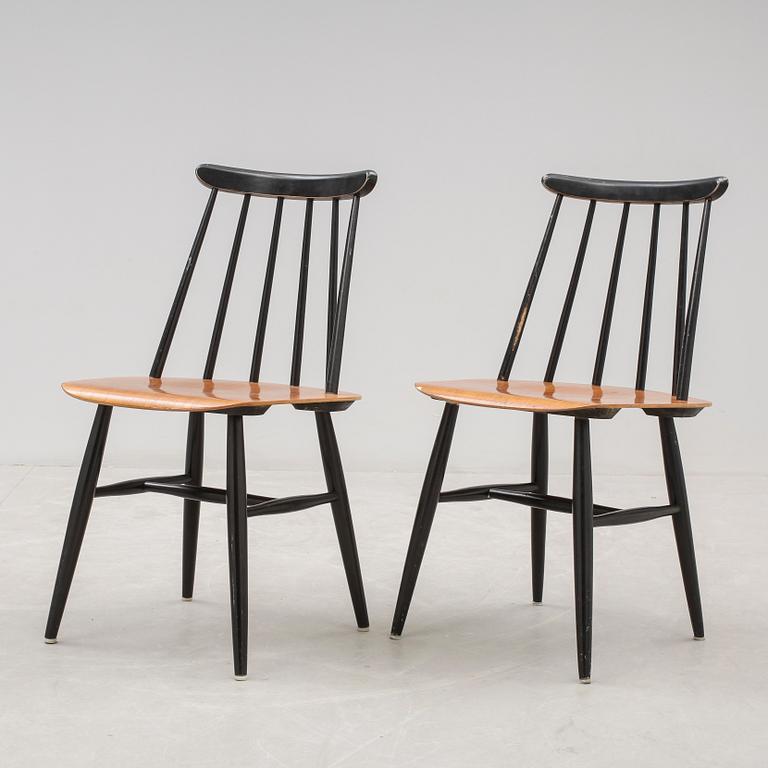 STOLAR, 2 st. "Fanett". Ilmari Tapiovaara, Edsbyverken. Modellen formgiven 1949.