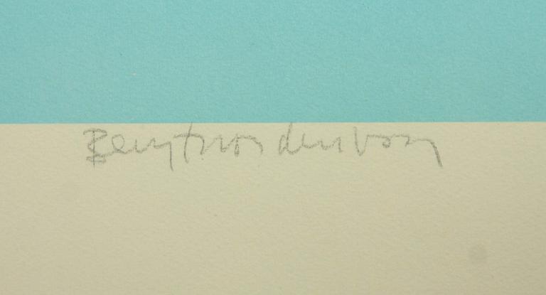 BENGT NORDENBORG, färglitografier 2 st, sign.