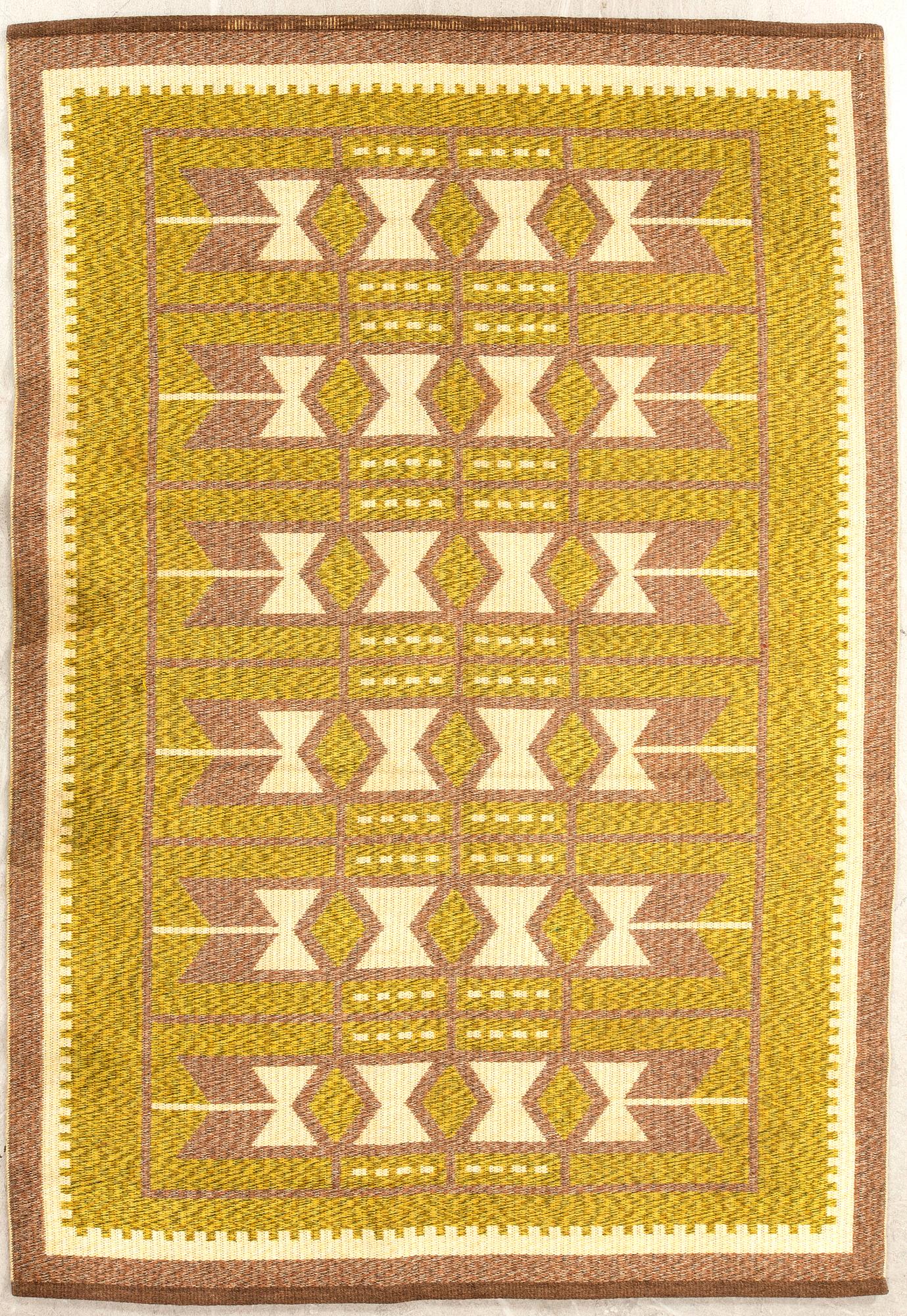 Matta rölakan dubbelsidig ca 227x156 cm.