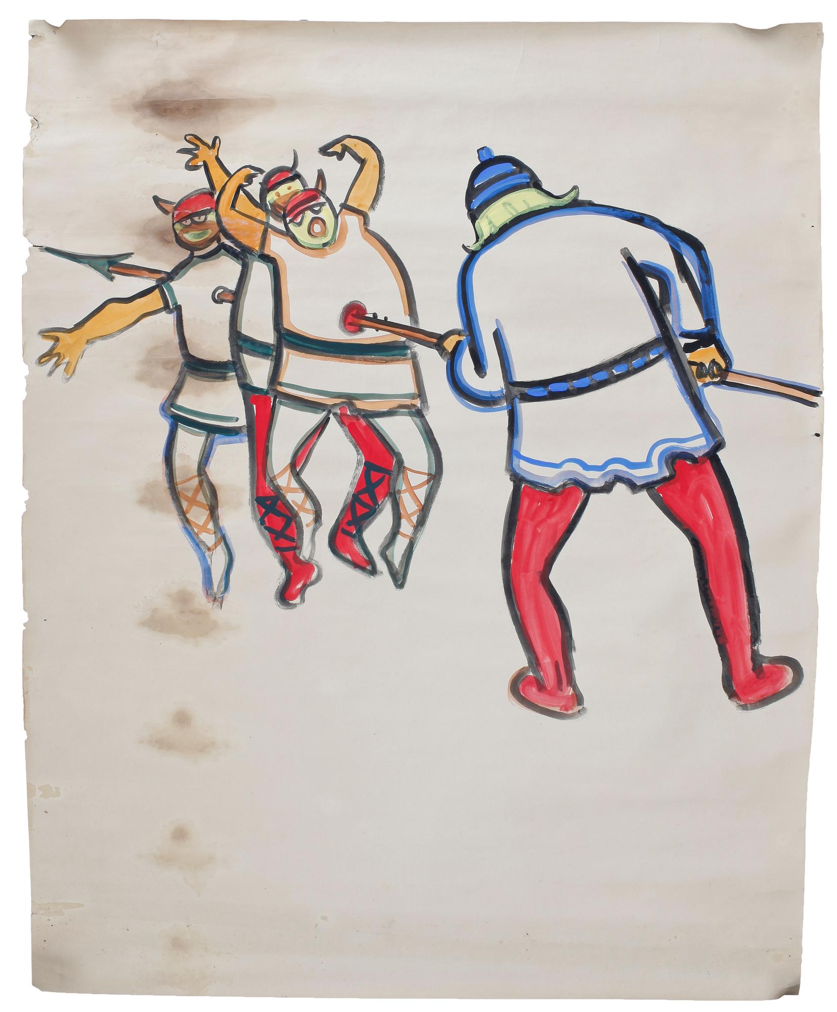 CARL KYLBERG, akvarell.