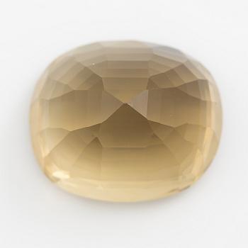 Loose, step-cut citrine, likely from Wiwen Nilsson's workshop.