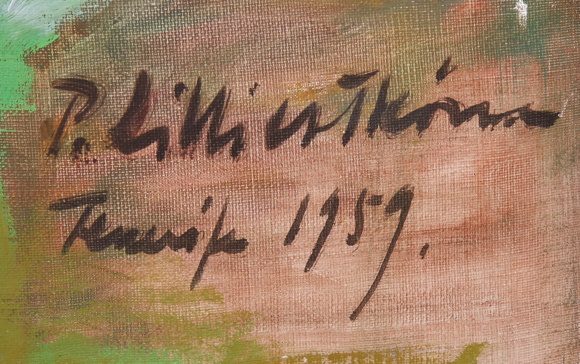 PER LILLIESTRÖM, olja på duk, sign o dat Tenerife 1959.