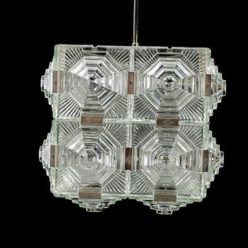 TAKLAMPA, 1960/70-tal. Höjd 60 cm.