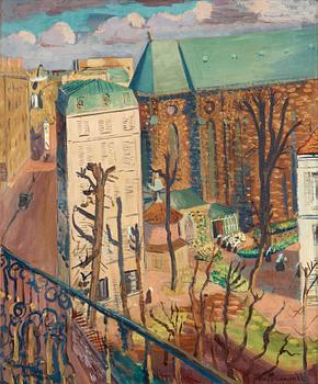 93. Isaac Grünewald, "Paysage (le couvent)".