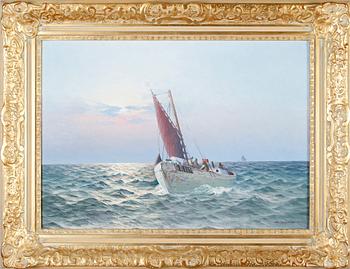 JOHAN OSSIAN-ANDERSSON, olja på duk, signerad.
