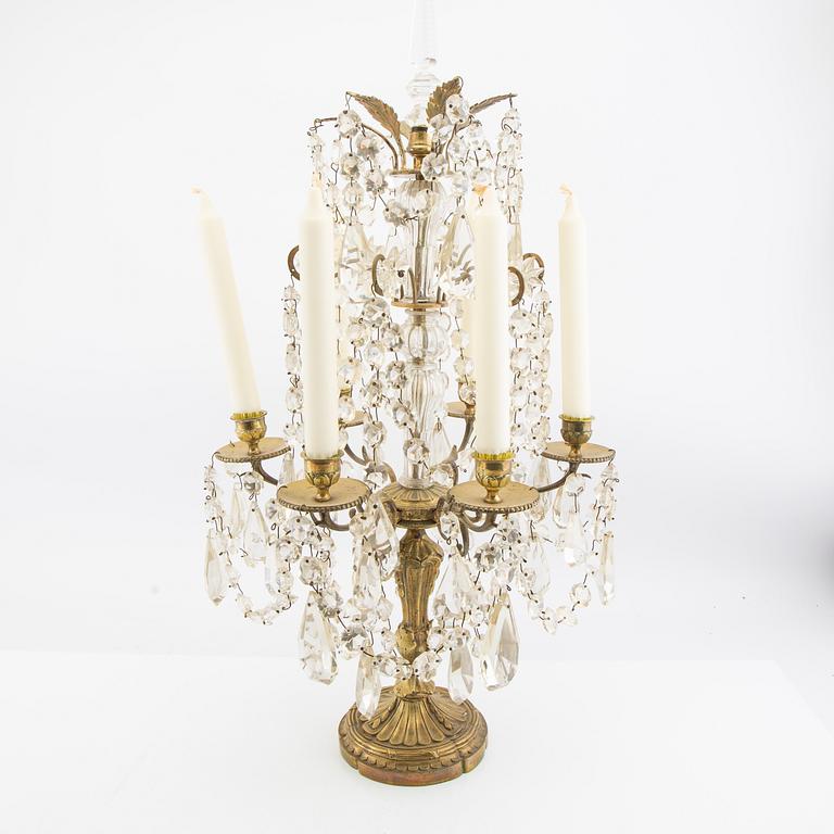 Pair of table lamps, Louis XV style, first half of the 20th century.