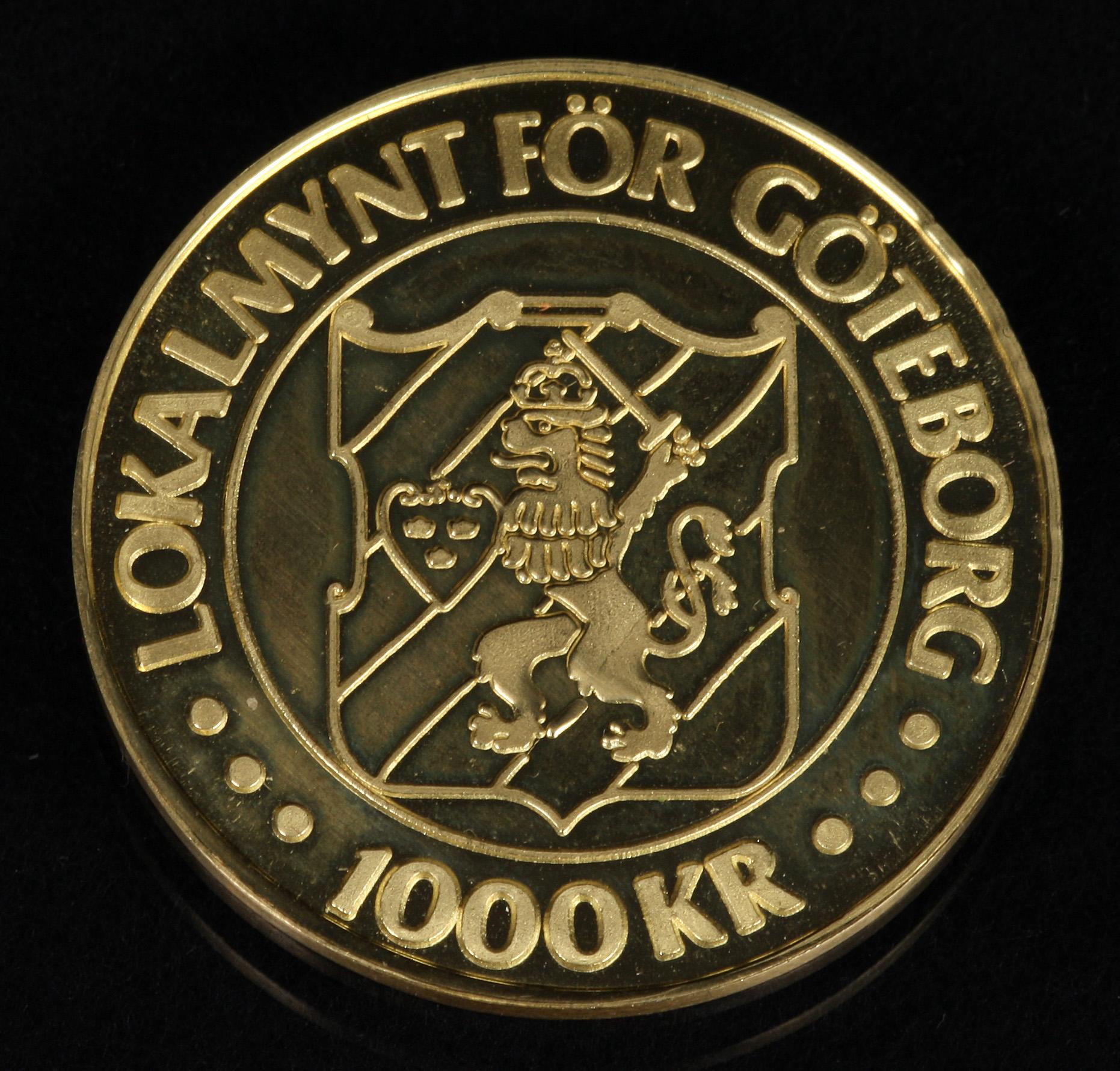JUBILEUMSMYNT, 18 K guld, 18 g.