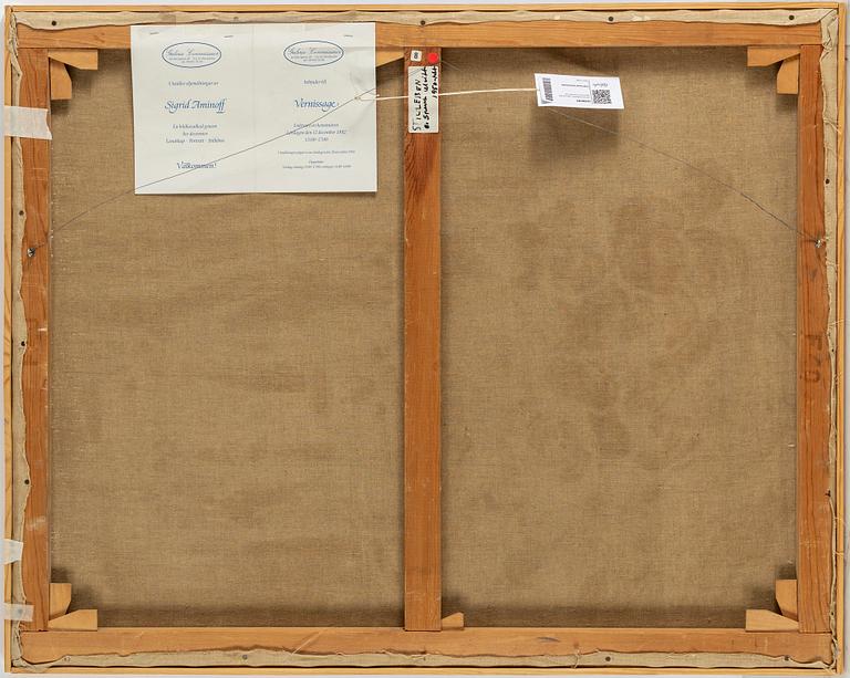 SIGRID AMINOFF, oil on canvas, signed S Aminoff.