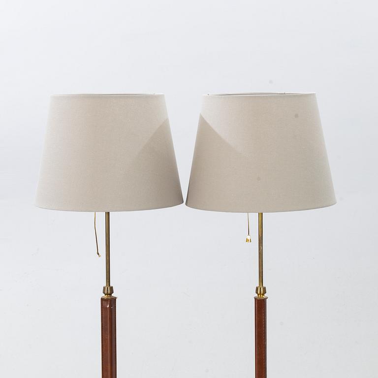 Two floor lamps,  "7097", Falkenbergs Belysning, late 20th century.