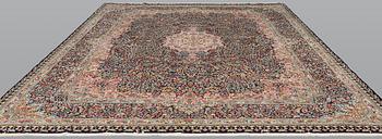 Carpet, Kirman Laver, 'Millefleur', approx. 383 x 300 cm.