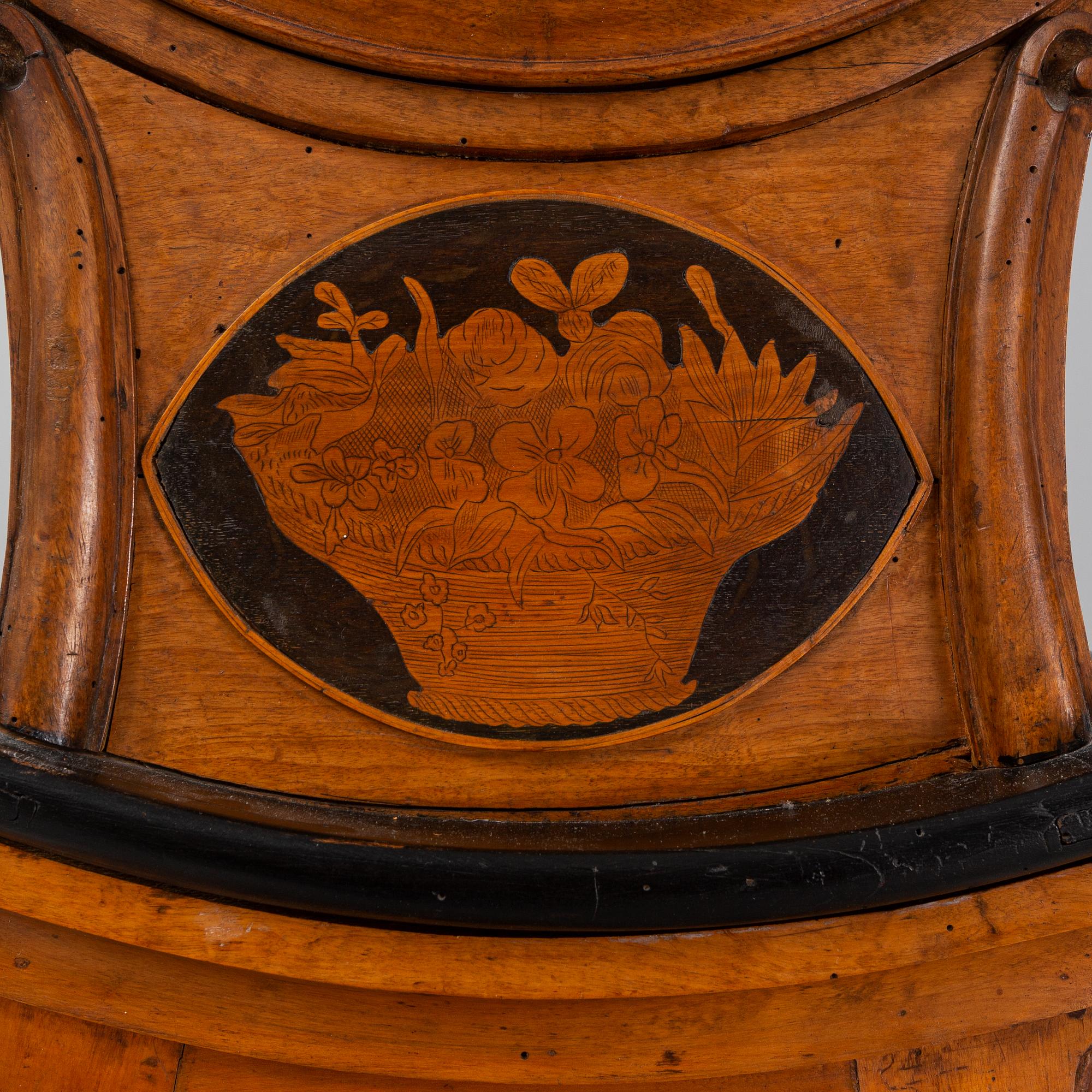 A 19th Century long case clock by Mandelgren Carlshamn.