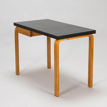 Alvar Aalto, amid 20th century 'K81' desk and '60' stool for O.Y. Huonekalu-ja Rakennustyötehdas A.B.