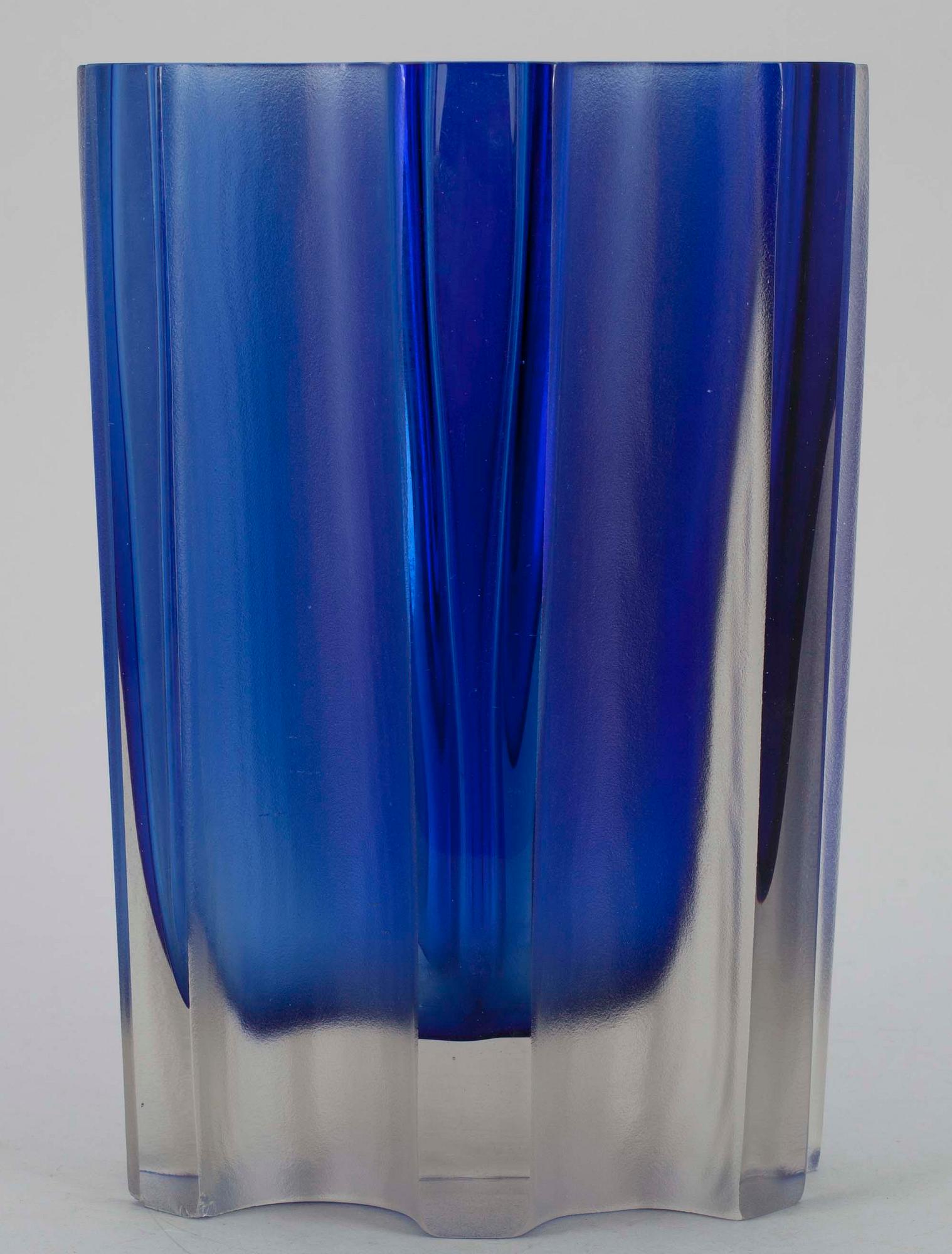 VASER, 2 st, glas Tapio Wirkkala, Iittala.