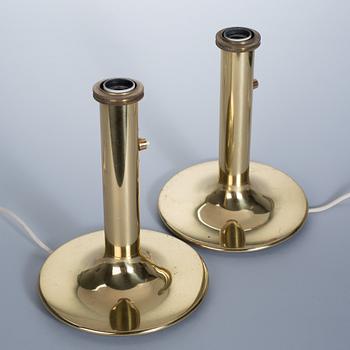 BORDSLAMPOR, ett par, Ateljé Lyktan, 1900-talets senare del.