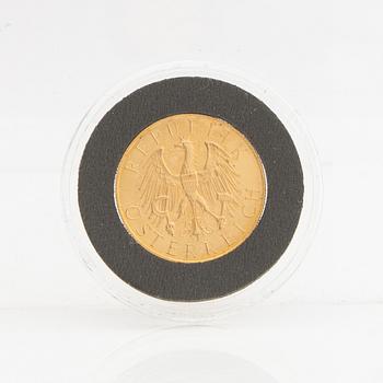 Gold coin Austria, 25 Schilling, 1929.