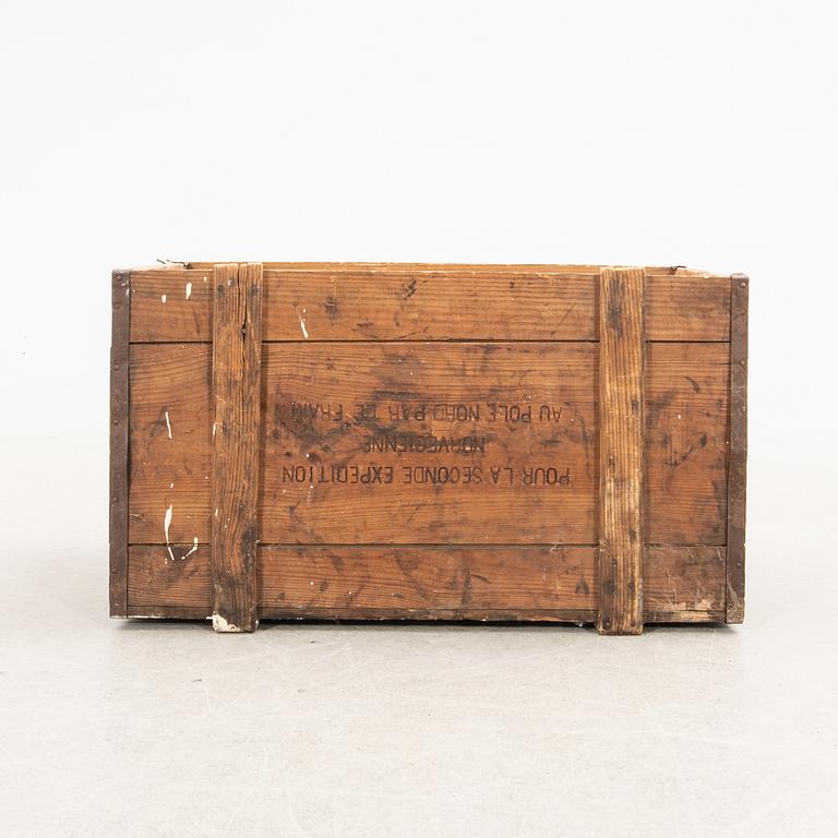 Transport box for the 2nd Polar Expedition, Norway 1898-1902.