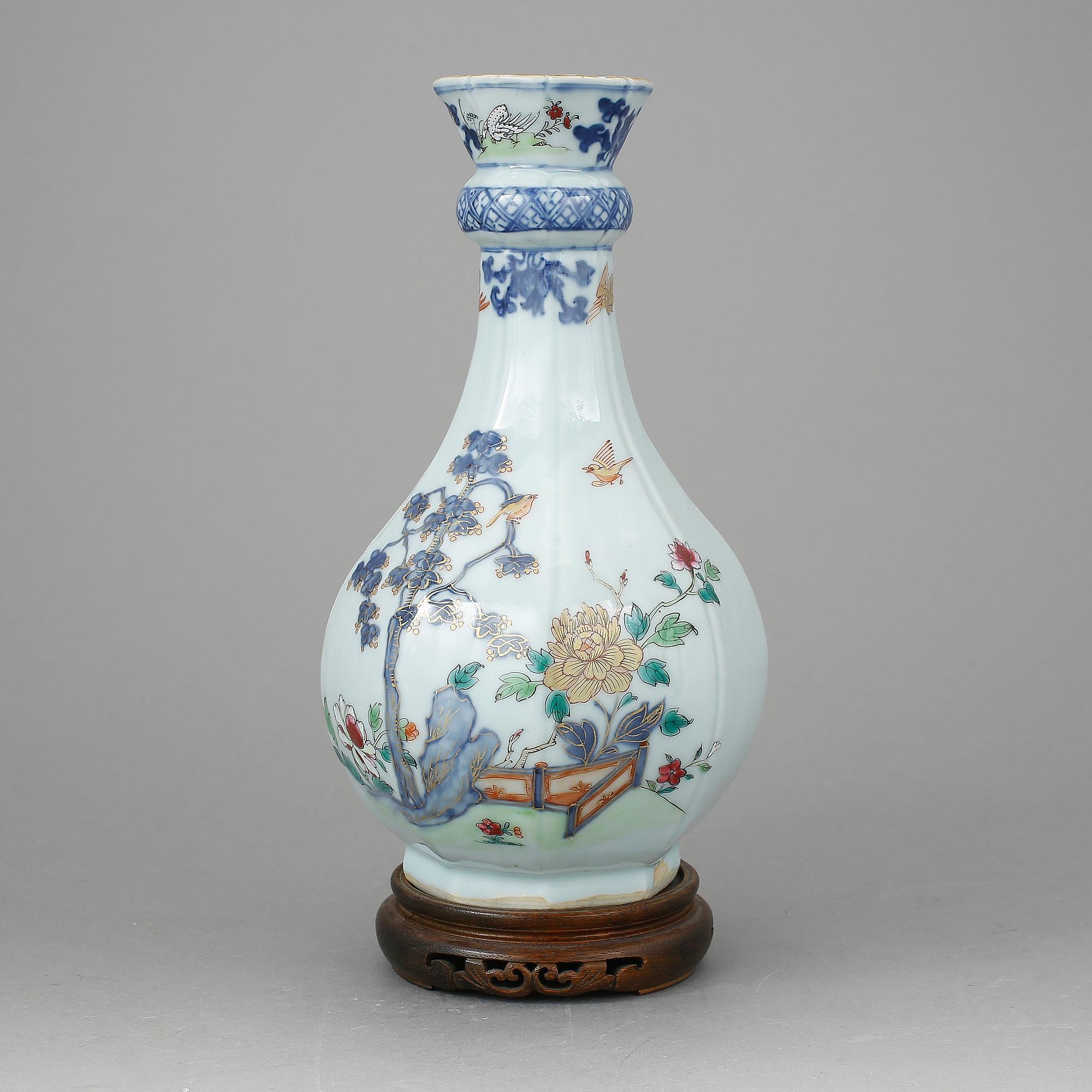 VAS, porslin, Qianlong, Kina 1700-tal.