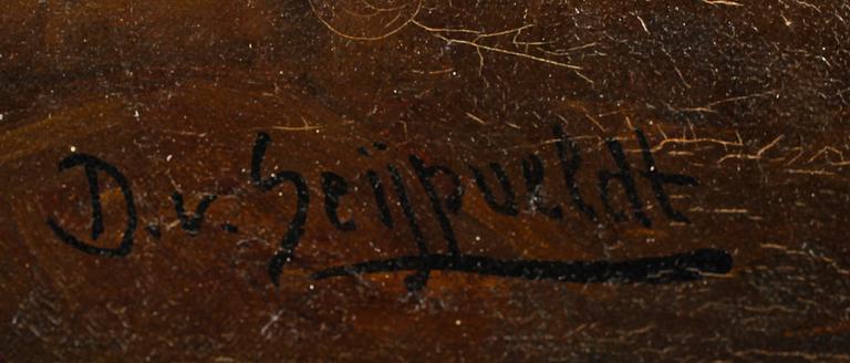 D V SEIJPVELDT, olja på duk, signerad.