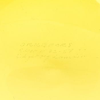 Ingeborg Lundin, vas, "Äpplet", Orrefors efter 1957.