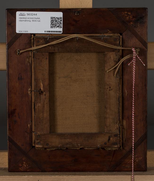 OKÄND KONSTNÄR, oljemålning, 1800-tal.