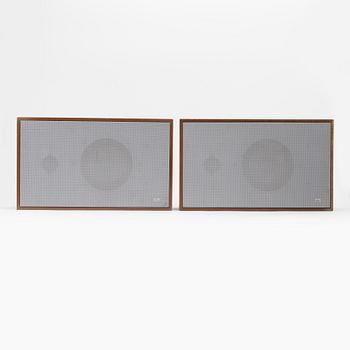 Dieter Rams, a pair of L 450 speakers, Braun.