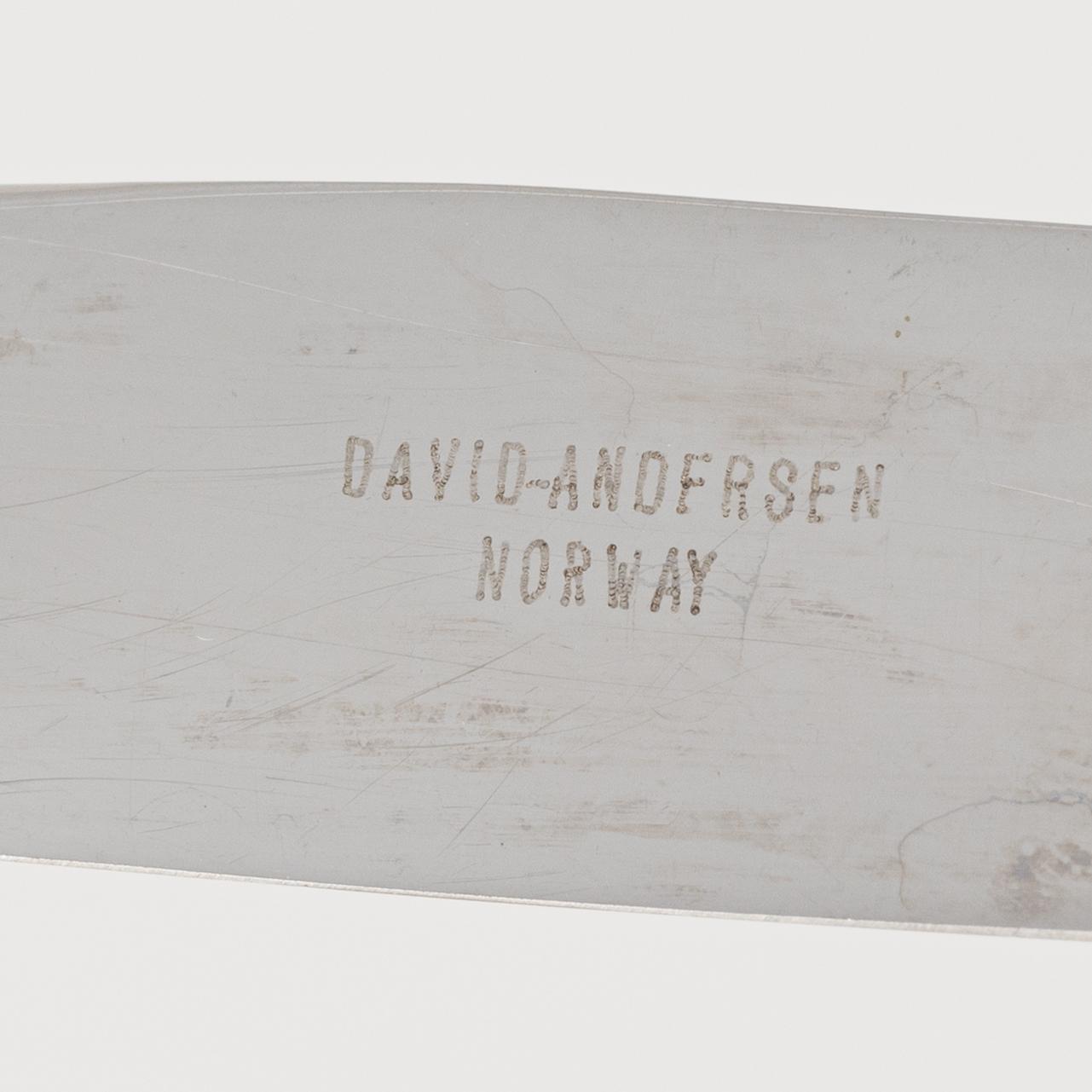 Cutlery set, David Andersen, "Norona" silver plate, 59 pieces, Norway.