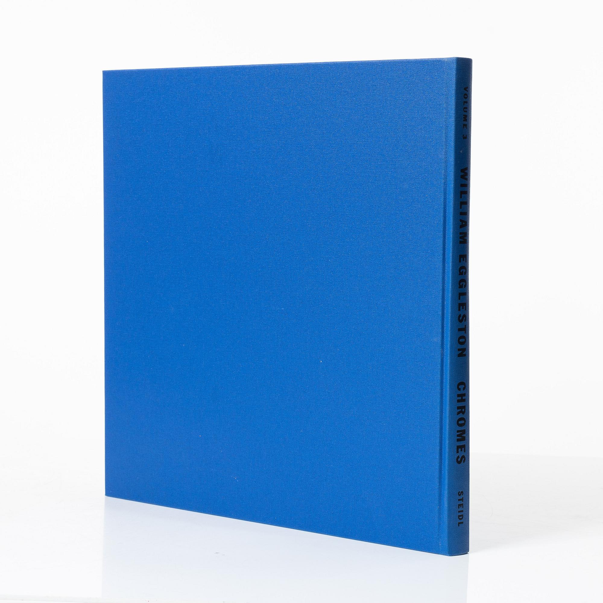 William Eggleston, Box med tre böcker "William Eggleston Chromes vol. 1-3" utgiven av Steidl. En bok signerad.